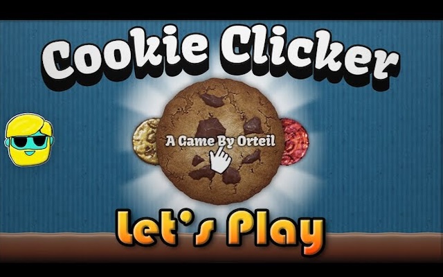 A player engaging with the Cookie Clicker game interface.