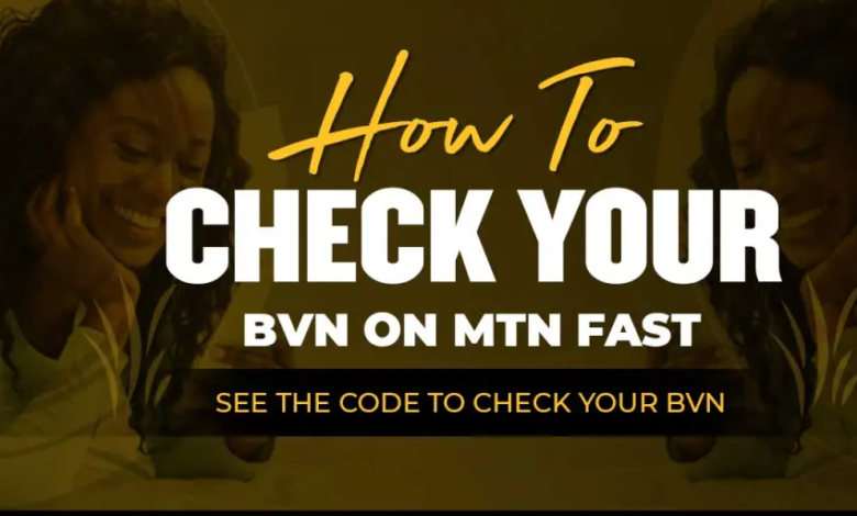 how to check bvn on mtn